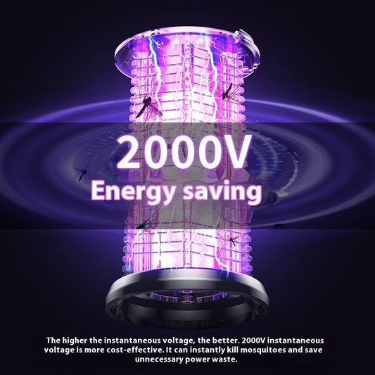 Portable Mosquito Killer Lamp -2 in 1 Rechargeable Lamp with Night Light