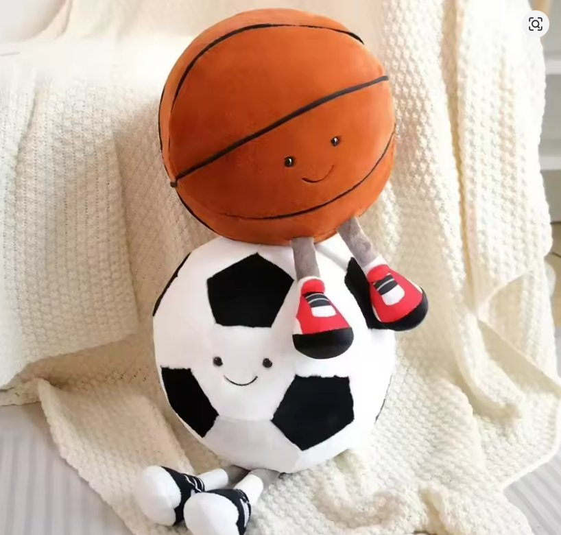 Soft Toys Balls – Relax, Play & Decor in Basketball & Soccer Style