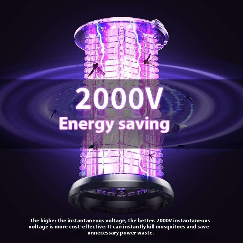 Portable Mosquito Killer Lamp -2 in 1 Rechargeable Lamp with Night Light