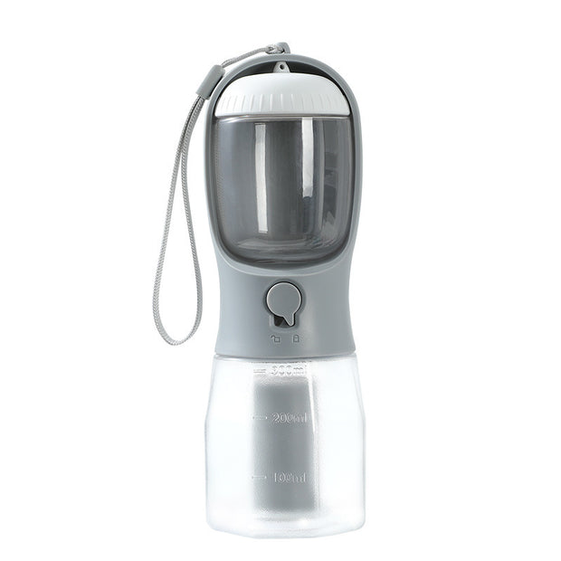 Dog Water Cup 3-in-1 – Water Bottle, Food Container & Waste Bag Dispenser