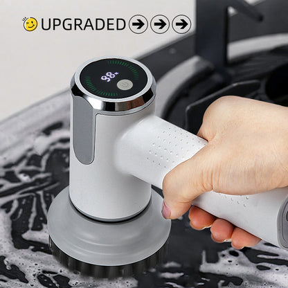 Letshome™ Electric Cleaning Brush with Smart Display – Multifunctional & Waterproof
