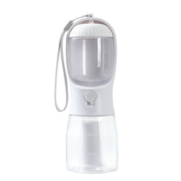 Dog Water Cup 3-in-1 – Water Bottle, Food Container & Waste Bag Dispenser