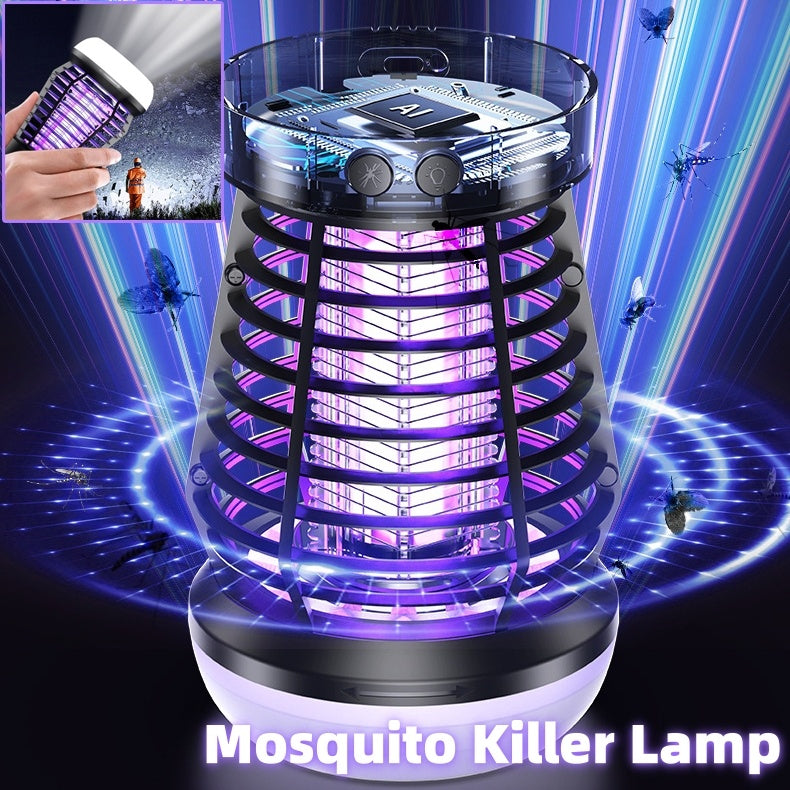 Portable Mosquito Killer Lamp -2 in 1 Rechargeable Lamp with Night Light