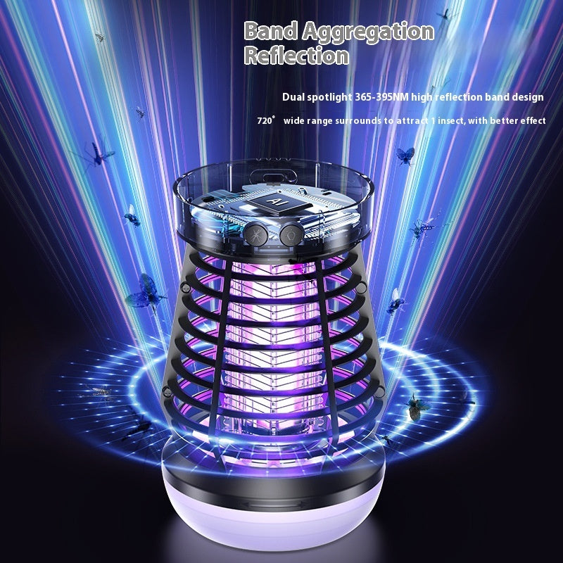 Portable Mosquito Killer Lamp -2 in 1 Rechargeable Lamp with Night Light