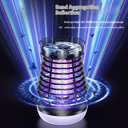 Portable Mosquito Killer Lamp -2 in 1 Rechargeable Lamp with Night Light