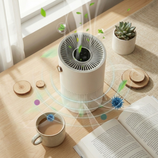 Air Purifier for Home and Car with H13 HEPA Filter, UVC