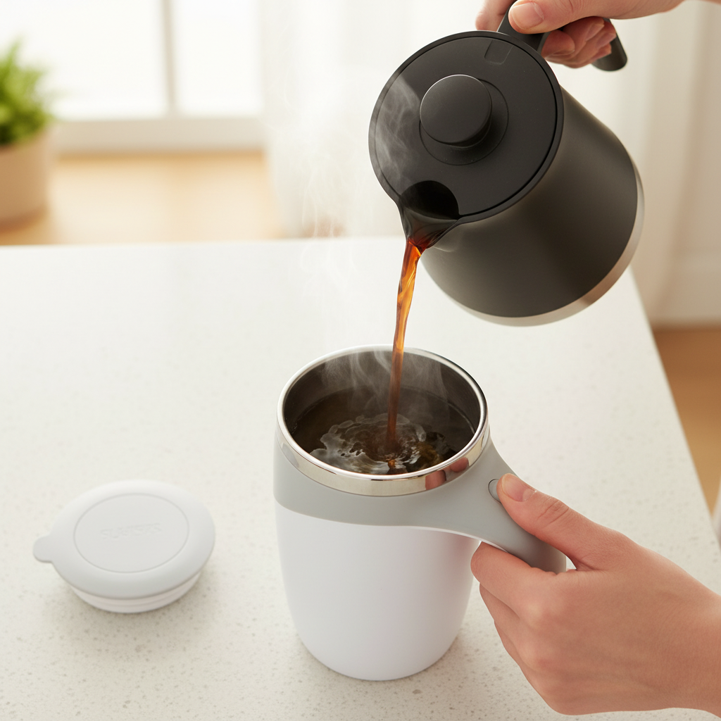 Rotating Magnetic Cofee Cup