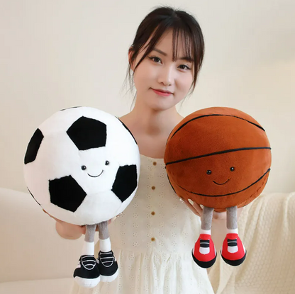 Soft Toys Balls – Relax, Play & Decor in Basketball & Soccer Style