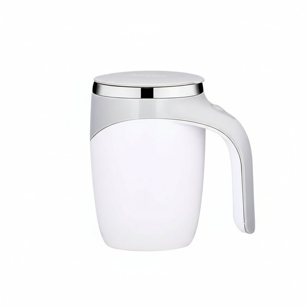 White Rotating Magnetic Water Cup