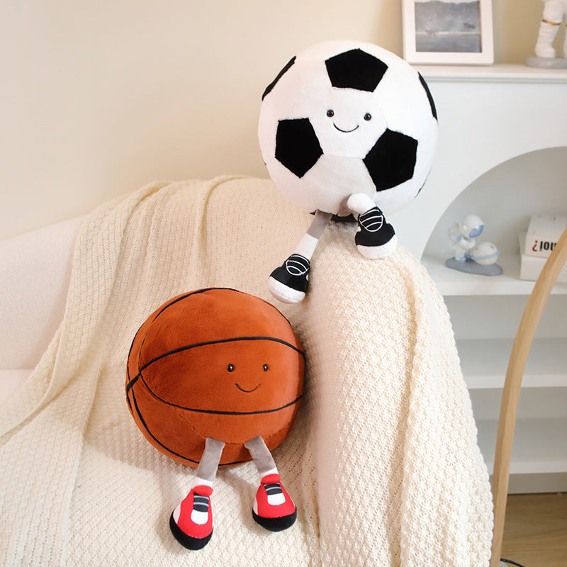 Soft Toys Balls – Relax, Play & Decor in Basketball & Soccer Style