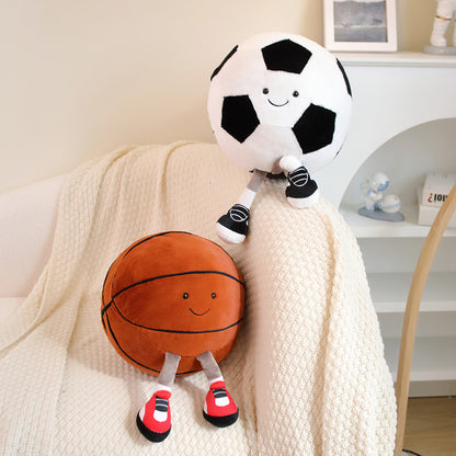 Soft Toys Balls – Relax, Play & Decor in Basketball & Soccer Style