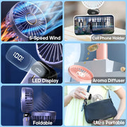Mini Portable Handheld Electric Fan By LetsHome