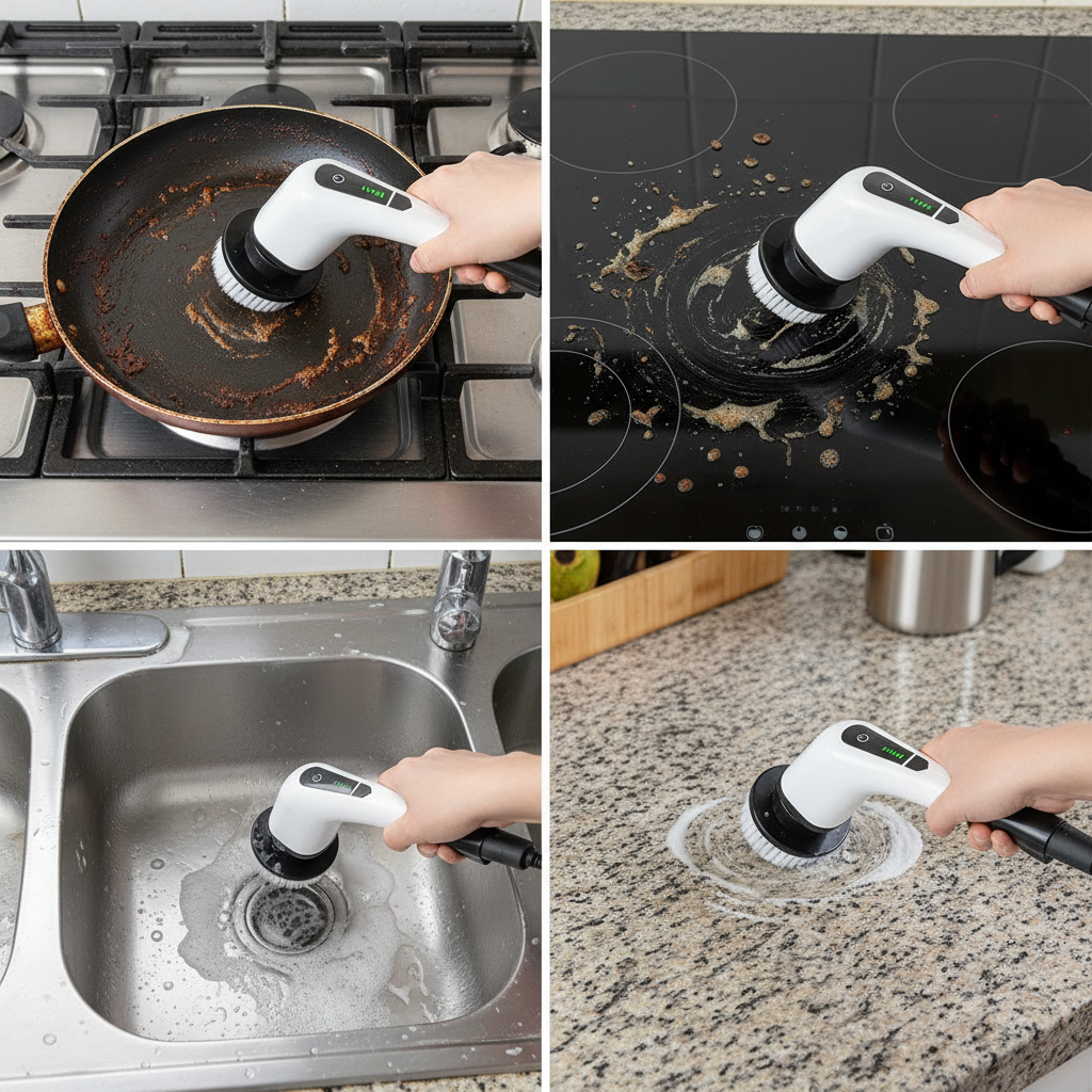 electric brush for kitchen
