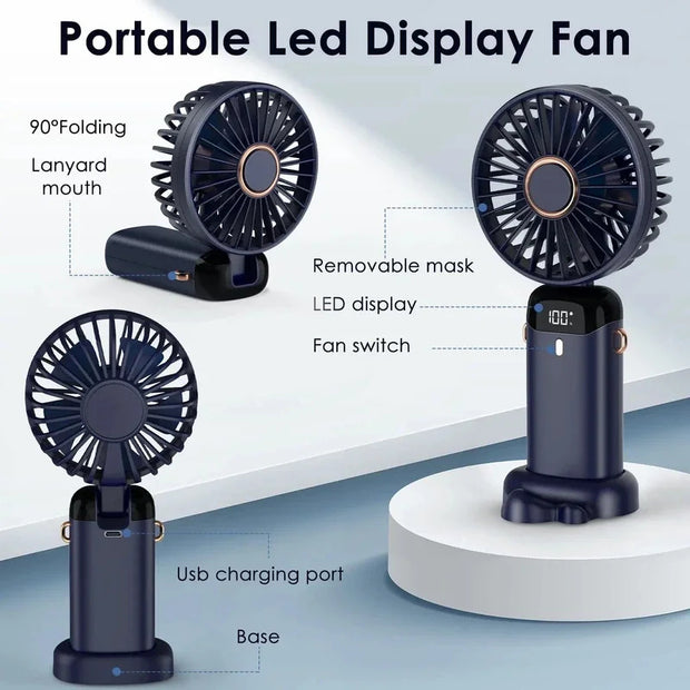 Mini Portable Handheld Electric Fan By LetsHome