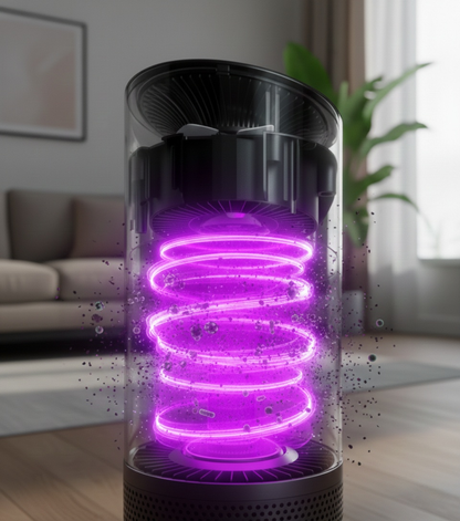 Air Purifier for Home and Car with H13 HEPA Filter, UVC