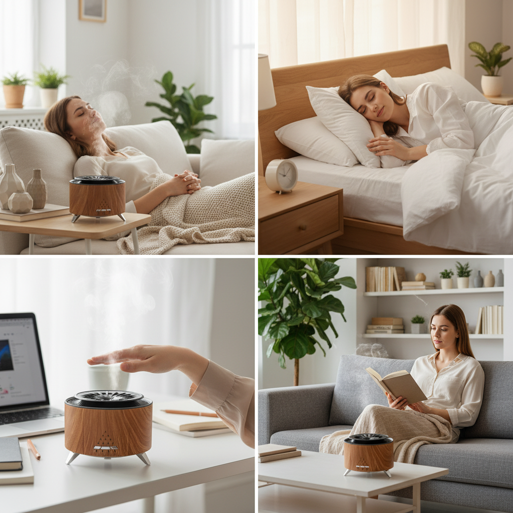 Humidifier wood color