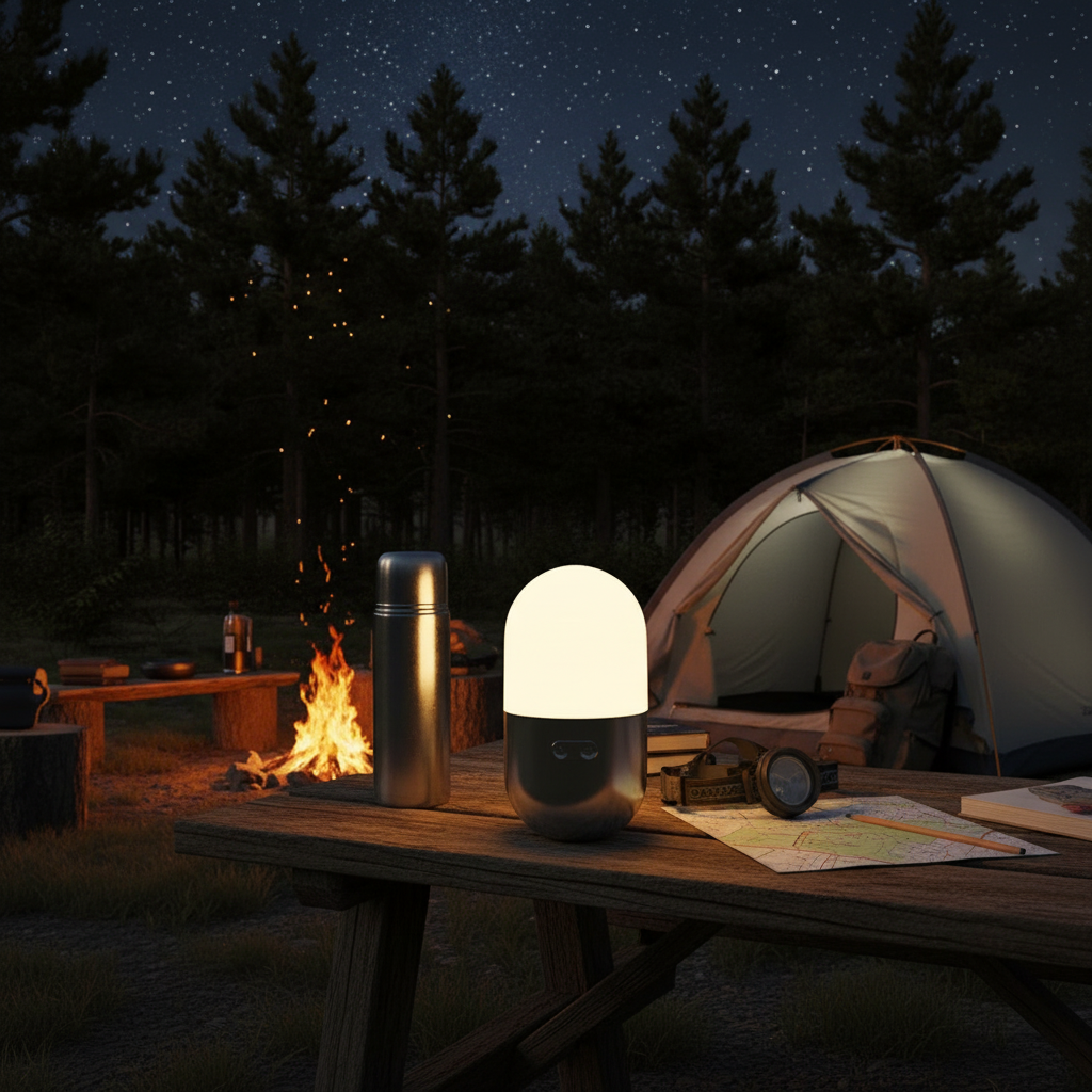 led light for camping and picnic